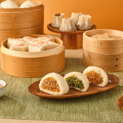 冶春扬州特产手工包子烧卖速冻方便速食半成品三丁鲜肉青菜早餐包