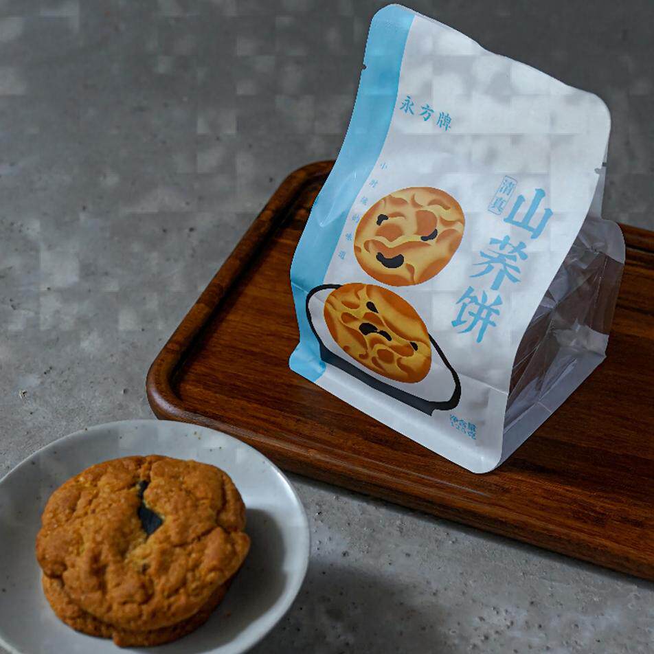 （小份独立包装）永方山荞饼125g豆沙软饼传统糕点清真营养早餐