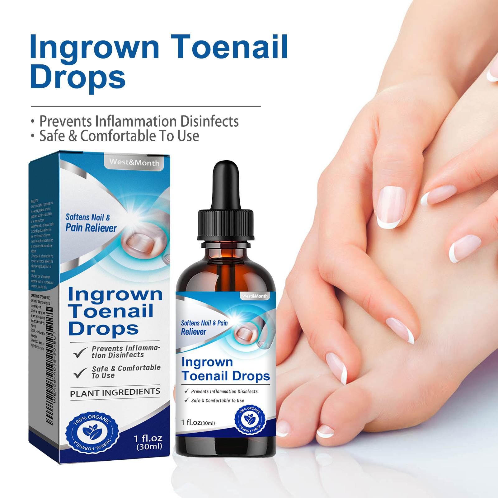 &指甲护理液手足清洁滋润美甲