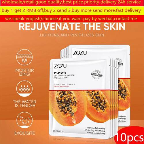 Papaya Facial Mask Wrinkle Acne Face Korea Moisturizing面膜