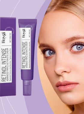 Retinol triple effect eye cream gently moisturizes and cares