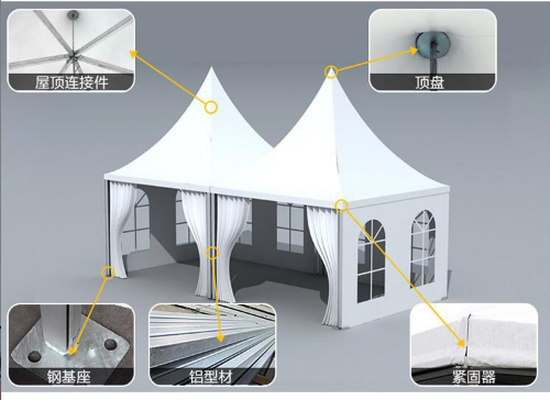 篷房铝合金婚庆帐篷仓储大棚