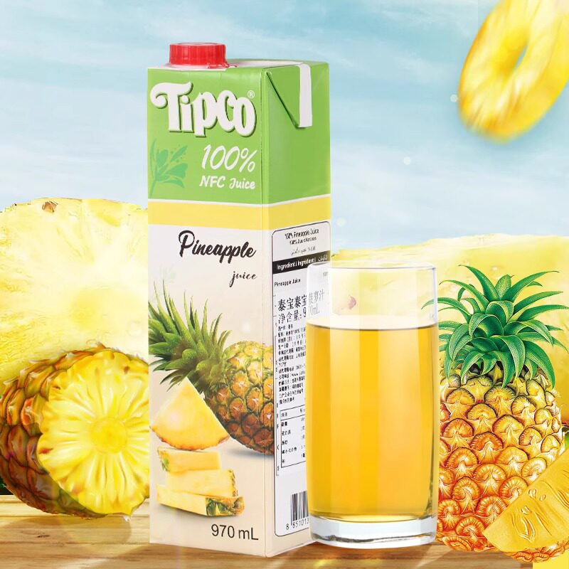 泰国tipco泰宝nfc菠萝汁970Ml图片