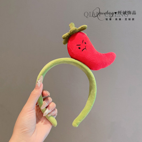 搞怪红辣椒发箍可爱创意