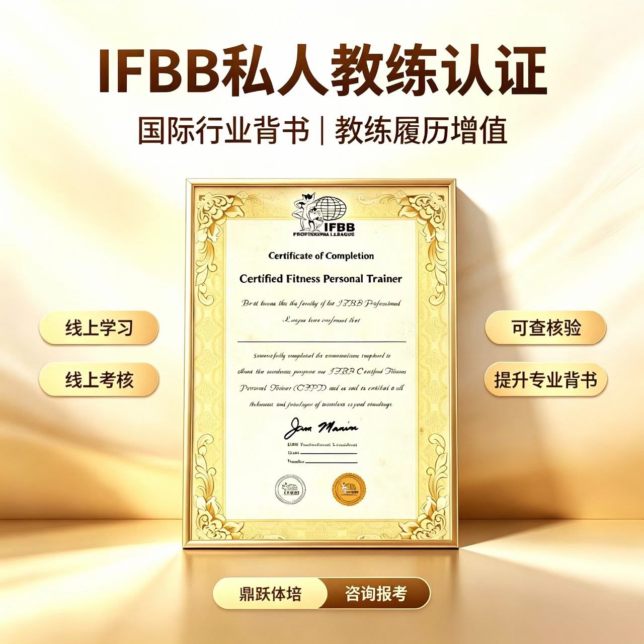 IFBB健身教练职业国际私人健身教练 营养师 康复师