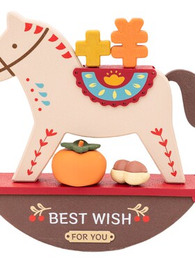 新年阿楹 马上有钱家庭财运办z公室玄学福摆件电视柜乔迁新居小众