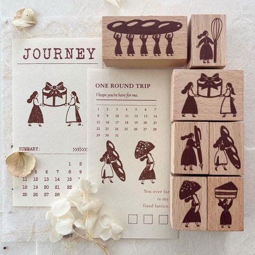 手帐图案印章可爱文艺