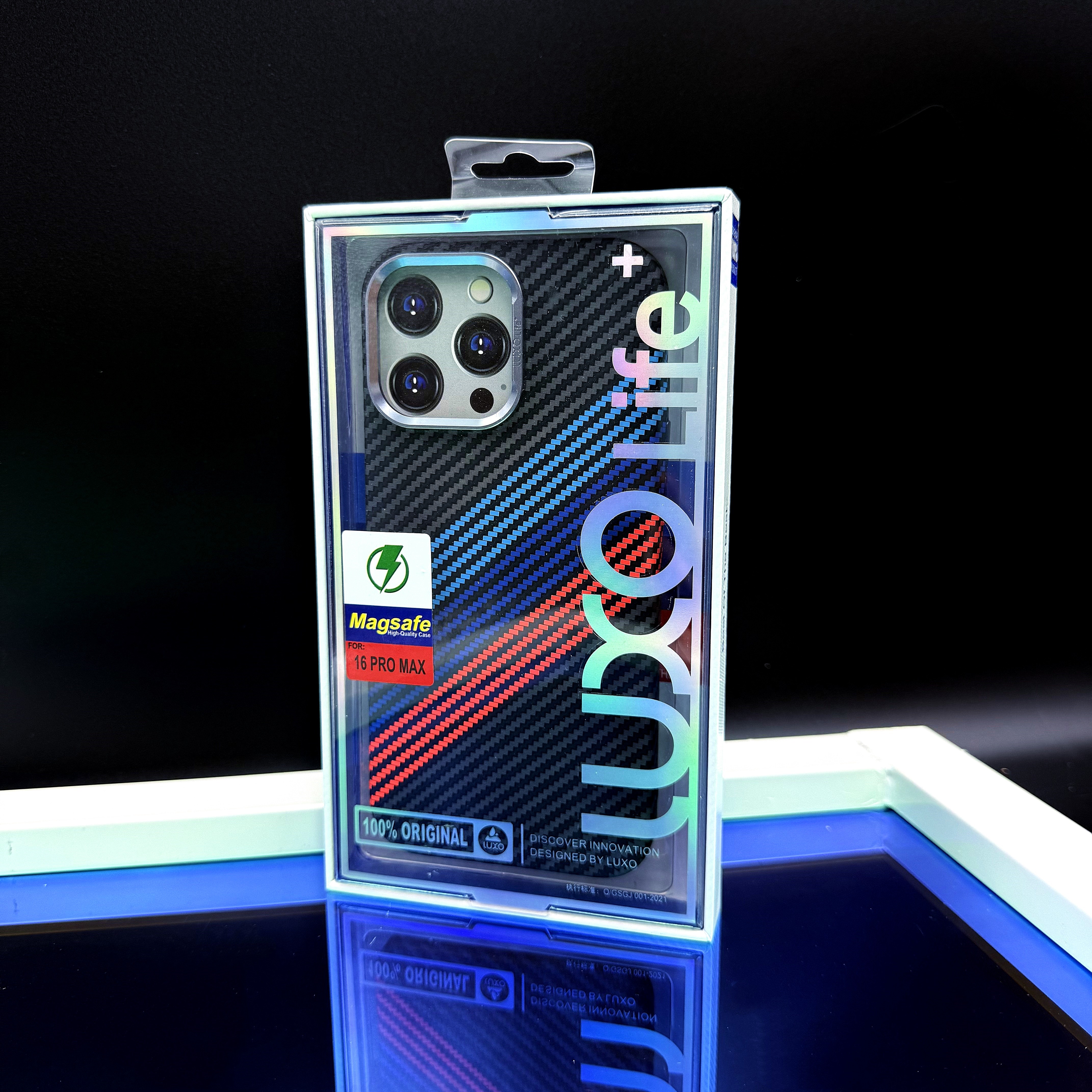 炭纤维纹磁吸苹果超薄硬壳手机壳