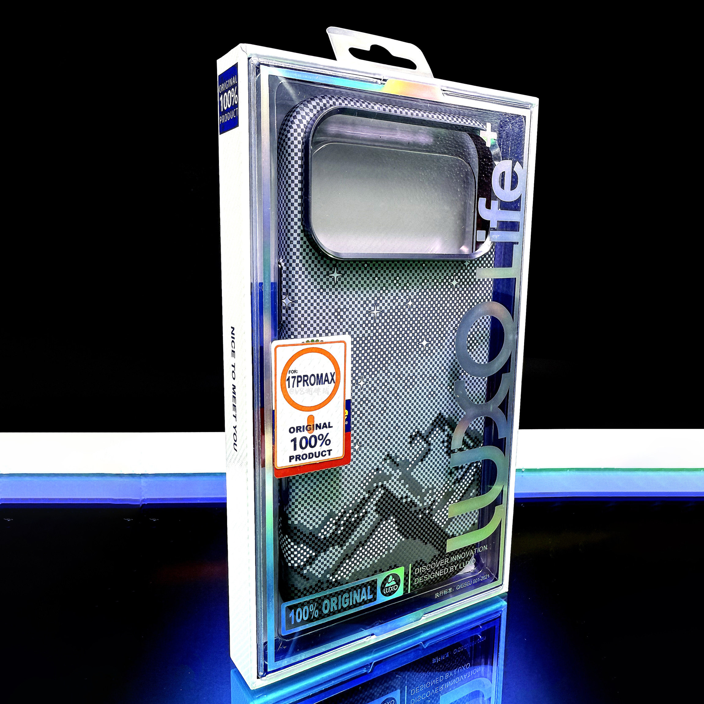 luxo崇山星空适用苹果15pro手机壳iPhone17promax超薄磁吸16pro灰黑炭纤维纹16pm防摔磨砂17p浮雕商务保护套