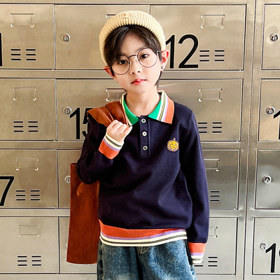 度度猫潮细毛线冬季男童提花