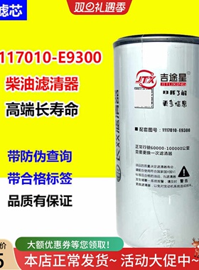 1117010-E9300柴油格滤芯适配东风KL牵引车龙擎国六DDI11雷诺重卡
