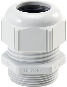 SKINTOP PG16浅灰色防水接头53018040缆普格兰头夹套锁母德国LAPP