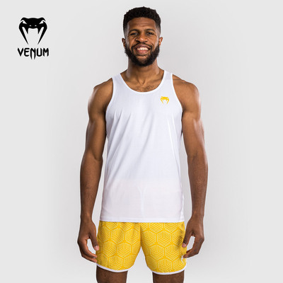 VENUM毒液 Octane男全棉背心夏季运动无袖健身跑步训练圆领T恤