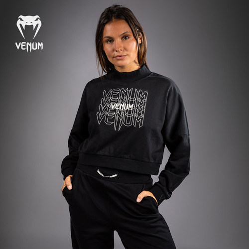 VENUM毒液 Pulse女短款卫衣运动健身训练跑步休闲百搭宽松上衣