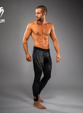 VENUM毒液Serpenti紧身健身弹性长裤男拳击格斗柔术运动跑步训练