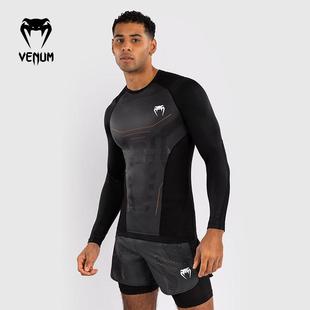VENUM 毒液 Technical 3.0男紧身衣运动长袖拳击健身训练跑步衣