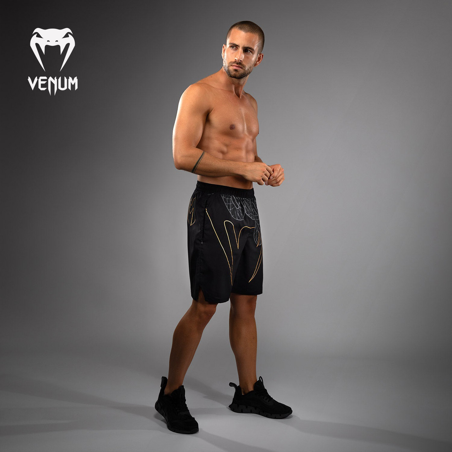 VENUM毒液Serpenti训练运动短裤健身格斗拳击休闲跑步