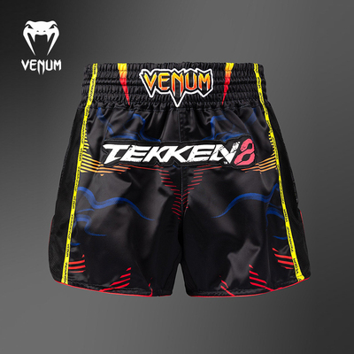 VENUM毒液Tekken 8 吉光泰拳短裤搏击运动拳击散打格斗裤训练男女