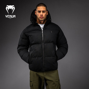 Gi男士 Urban 连帽棉服跑步上衣休闲运动外套 毒液Attack VENUM