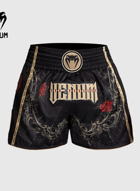 VENUM毒液Santa Muerte死圣5.0泰拳短裤健身训练拳击搏击运动格斗