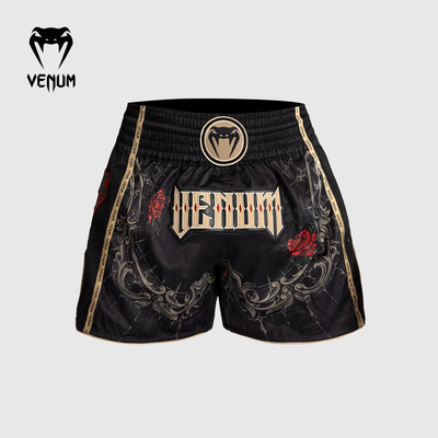 VENUM毒液Santa Muerte死圣5.0泰拳短裤健身训练拳击搏击运动格斗