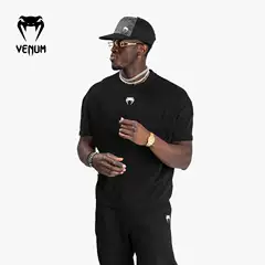 Venum Vortex XL New Loose Round Neck T-Shirt Sports Fitness Training Casual Short-Sleeved Cotton T-Shirt