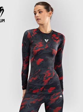 VENUM 毒液 Sophia Rose女长袖紧身衣运动拳击健身训练跑步上衣