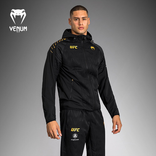 VENUM毒液UFC 5.0 格斗之夜男外套卫衣运动连帽健身训练跑步休闲