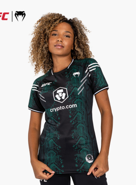 VENUM 毒液UFC 3.0新款女士运动短袖休闲日跑步速干T恤绿宝石版