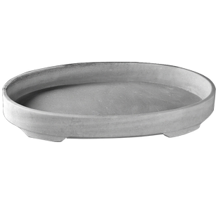 天然大理石假山盆景盆大型上水石吸水石长方形椭圆形石头花盆底座