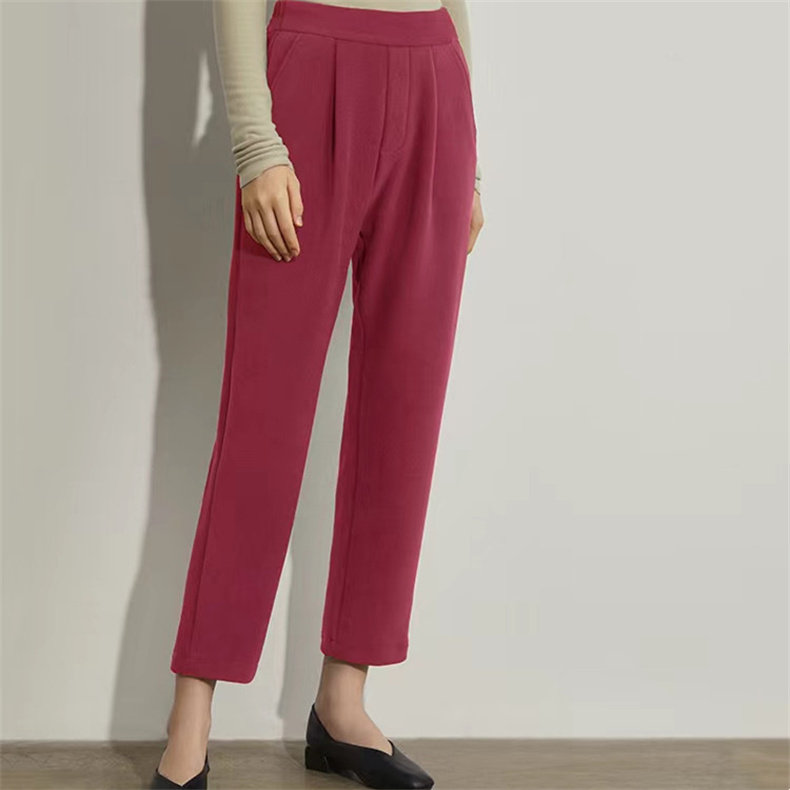 秋冬季烟管裤透气舒适防风裤女士休闲裤子 - 大婶家的店出品