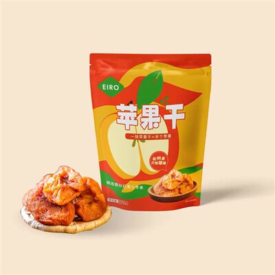 EIRO苹果干烟台红富士下午茶点健康零食600g小朋友孕妇零食无添加