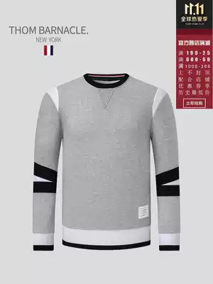 THOM BARNACLE official pullover men handsome Tide brand TB light luxury loose couple casual T-shirt