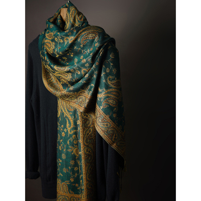 精致双面提花异域民族风围巾披巾