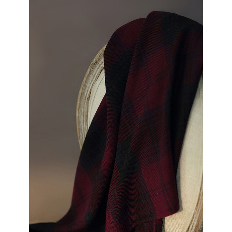 英伦不掉毛绅士窄版羊毛混纺围巾