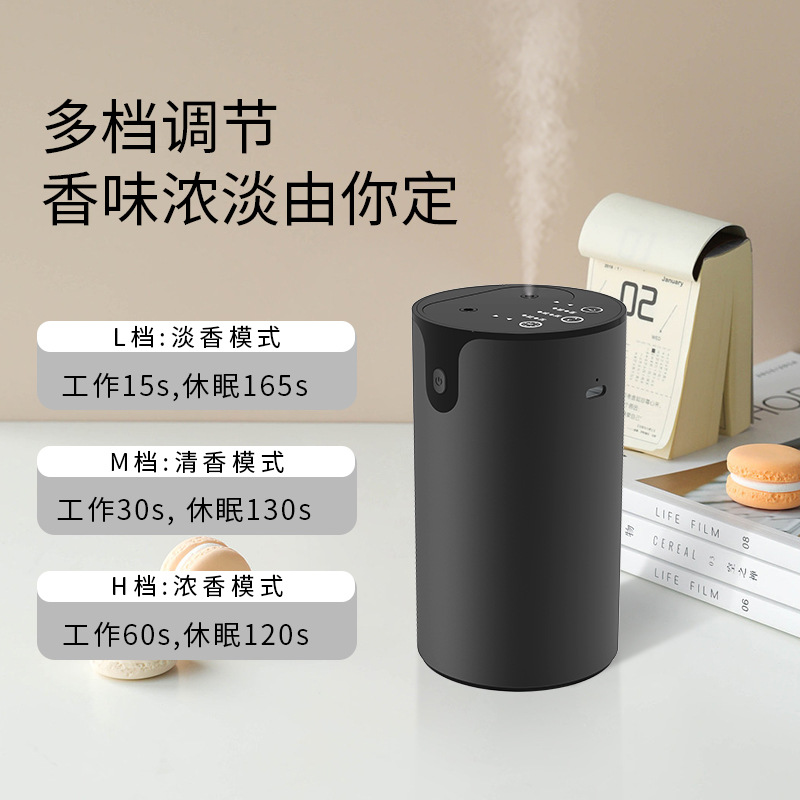 香薰机自动喷香车载家用卧室双喷厕所卫生间智能香氛机精油扩香机