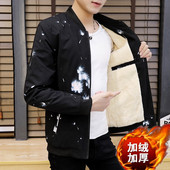 小棉袄外套男 潮流轻薄棉衣冬装 2026加绒加厚男士 保暖羽绒棉服短款