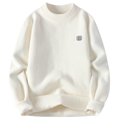 圆领加绒加厚保暖线衣