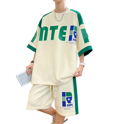 潮流帅气短袖体恤套装