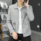 薄款 冰丝衬衫 新款 2026夏季 透气速干休闲户外防晒服翻领 防晒衣男士