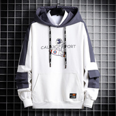 2026新款 连帽卫衣男士 春秋季 潮牌ins港风情侣外套宽松运动上衣服