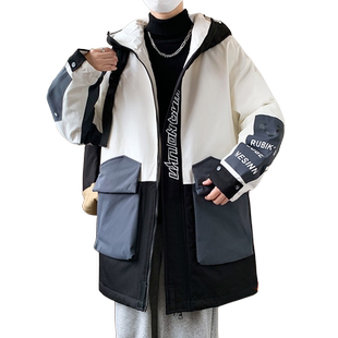 男士冬季外套中长款棉衣潮流2026新款加厚棉袄子韩版棉服冬天男装