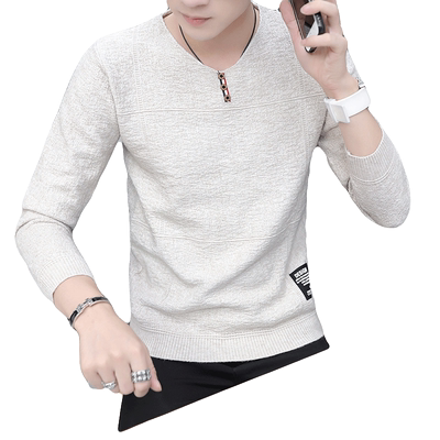 秋季领卫衣帅气百搭打底长袖t恤