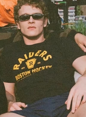 hudsonwilliam巅峰对决同款短袖t恤纯棉衣服男女大码体恤衫趣味潮