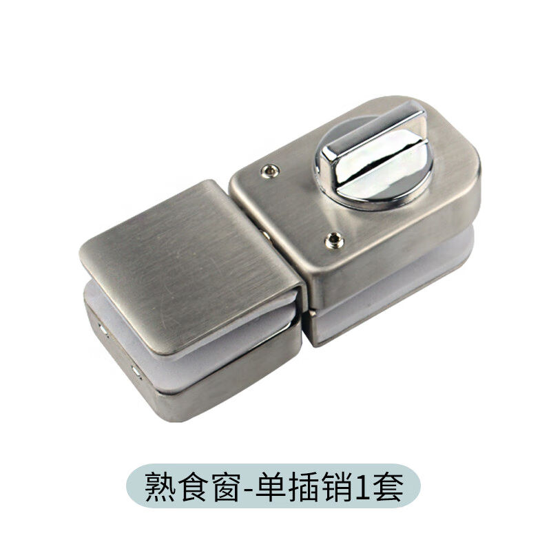 唄硶免打孔玻璃门合页无框180度平开熟食窗口铰链展示柜双边圆珠