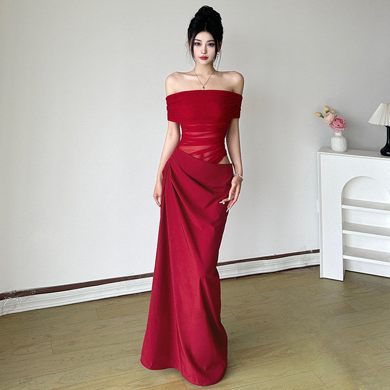 SWEETOWN美神降临#度假风性感辣妹露肩连衣裙网纱透视露肩包臀裙,女装/女士精品,连衣裙,淘宝优惠券,粉丝福利购,淘宝优惠卷