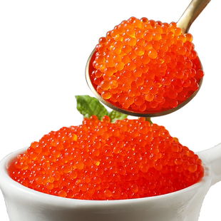 鱼子酱即食寿司专用材料日料食材飞鱼籽新鲜正宗鱼籽商用400g包邮