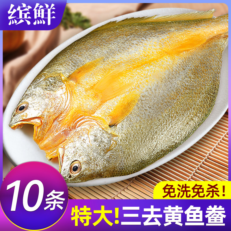 黄鱼鲞新鲜冷冻大黄鱼黄花鱼三去生鲜宁德小黄鱼海鲜海鱼商用批发