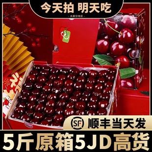 智利车厘子新鲜水果进口桑提娜礼盒装当季整箱孕妇樱桃3j4j5j包邮