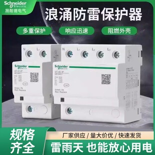 施耐德浪涌保护器IST4P40KA65KA20KA 防雷器避雷器 电涌保护开关